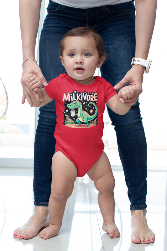 Milk-i-vore Baby jersey bodysuit