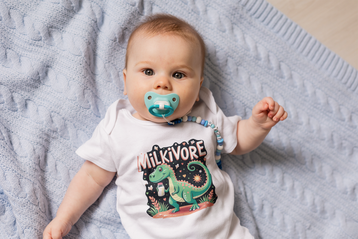 Milk-i-vore Baby jersey bodysuit