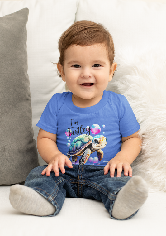 I'm Turtley Awesome Baby Jersey Short Sleeve Tee